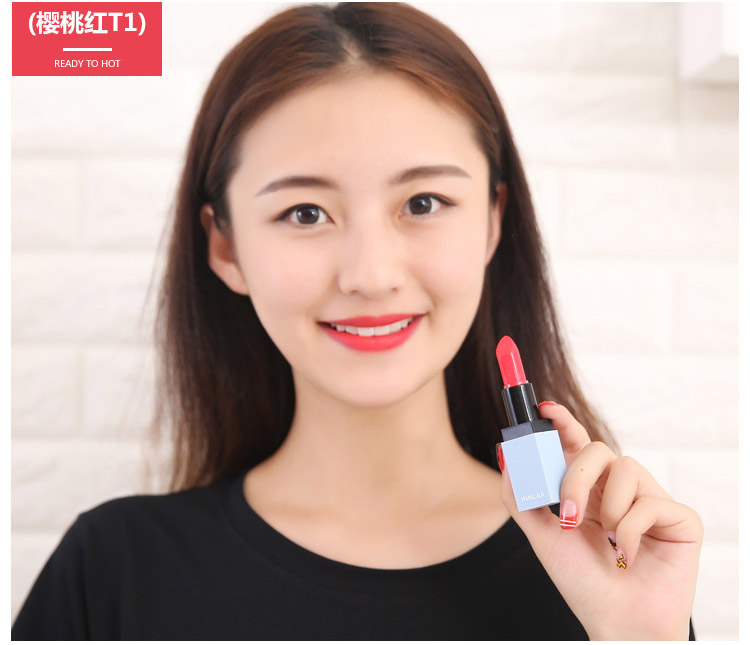 Hàn quốc matte nhung son môi dưỡng ẩm không thấm nước lâu dài không đánh dấu son môi dì màu rượu vang son môi màu đỏ son background a12 chính hãng