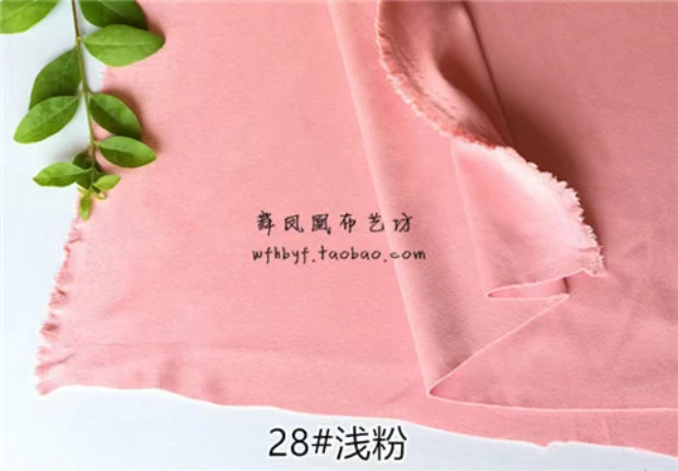 Vải da lộn dệt kim cao cấp bốn mặt, vải nhung hai mặt, mềm mại - Vải vải tự làm
