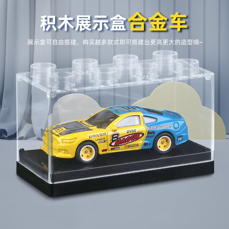 Child Alloy Toy Fire Truck Resilience Baby Mini Trolley Model Inertial City Engineering Car With Display Case