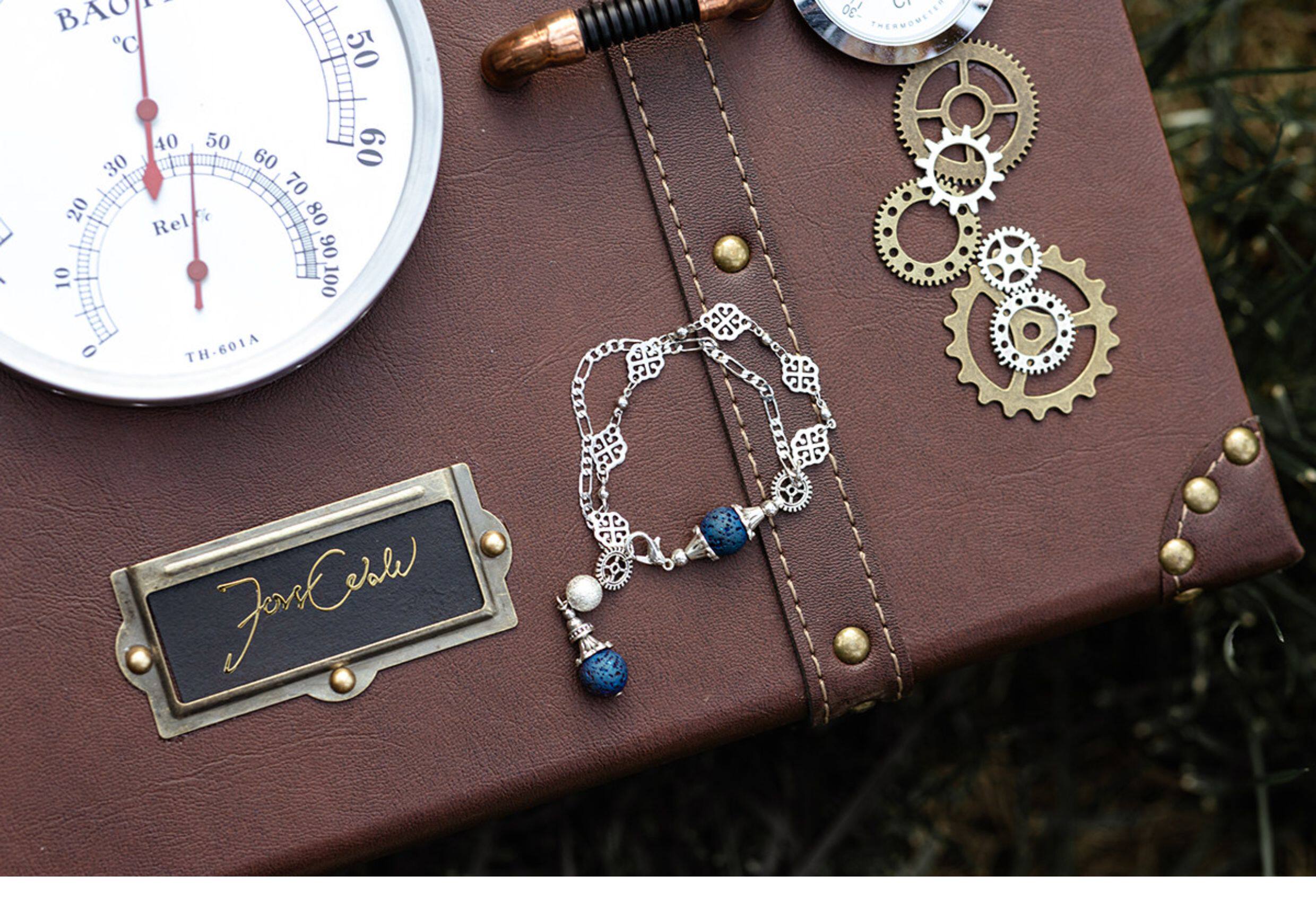 Lord of the Mysteries x Steamland Fors Spirit World Stone bracelet detail image 16