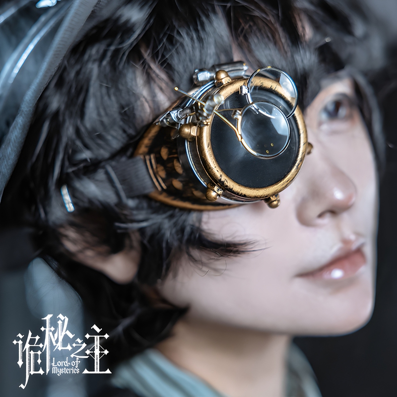 【Cooperation Exclusive】Masters of the Occult × Steamland Amon Series Single Lens Steampunk Goggles Sp Model