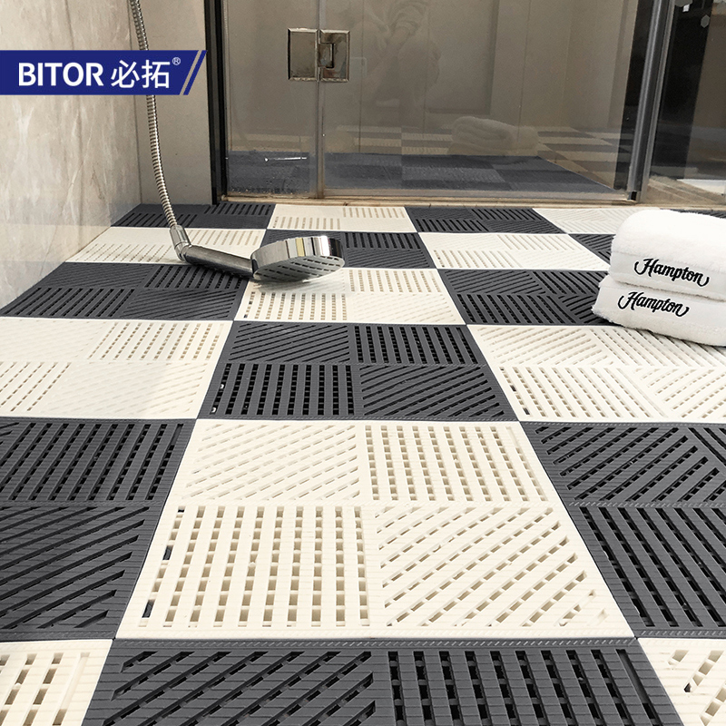 Bathroom non-slip mat toilet powder room floor mat shower room bath mat toilet water-proof waterproof hollow whole shop