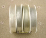 Прозрачное белое эластичное ювелирное украшение, четки из круглых бусин, аксессуар, аксессуары, ручка, браслет из бисера, «сделай сам»