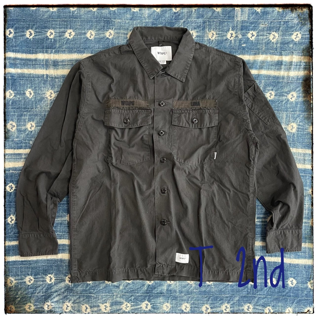现货WTAPS 20SS BUDS LS / SHIRT.COTTON.RIPSTOP 长袖两袋衬衫-淘宝