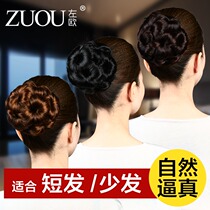 Pan hair hairclip wig grab clip short hair transitional period headdress pan hair ornaments flower bracts head nine flower hair curler