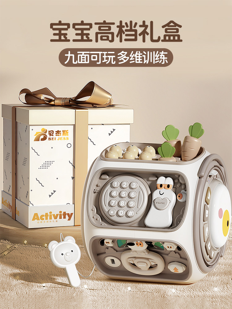 Baby Toys for 0-1 Year Old and 6 Months Old, Educational Early Learning Gifts for Toddlers, Suitable for Boys and Girls, Hand Drum