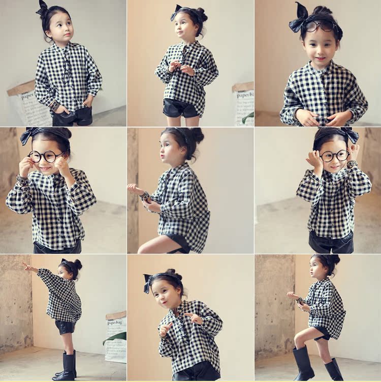 Chemise fille à manche longue en coton - Ref 2085113 Image 17