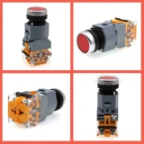 Siemens Apt со светом DC24V Зеленая мгновенная кнопка LA39-B2-11D/G23 RED R Yellow Y White W01
