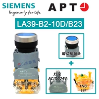 LA39-B2-10D/B23 Blue Band Button 1 Open AC/DC24V