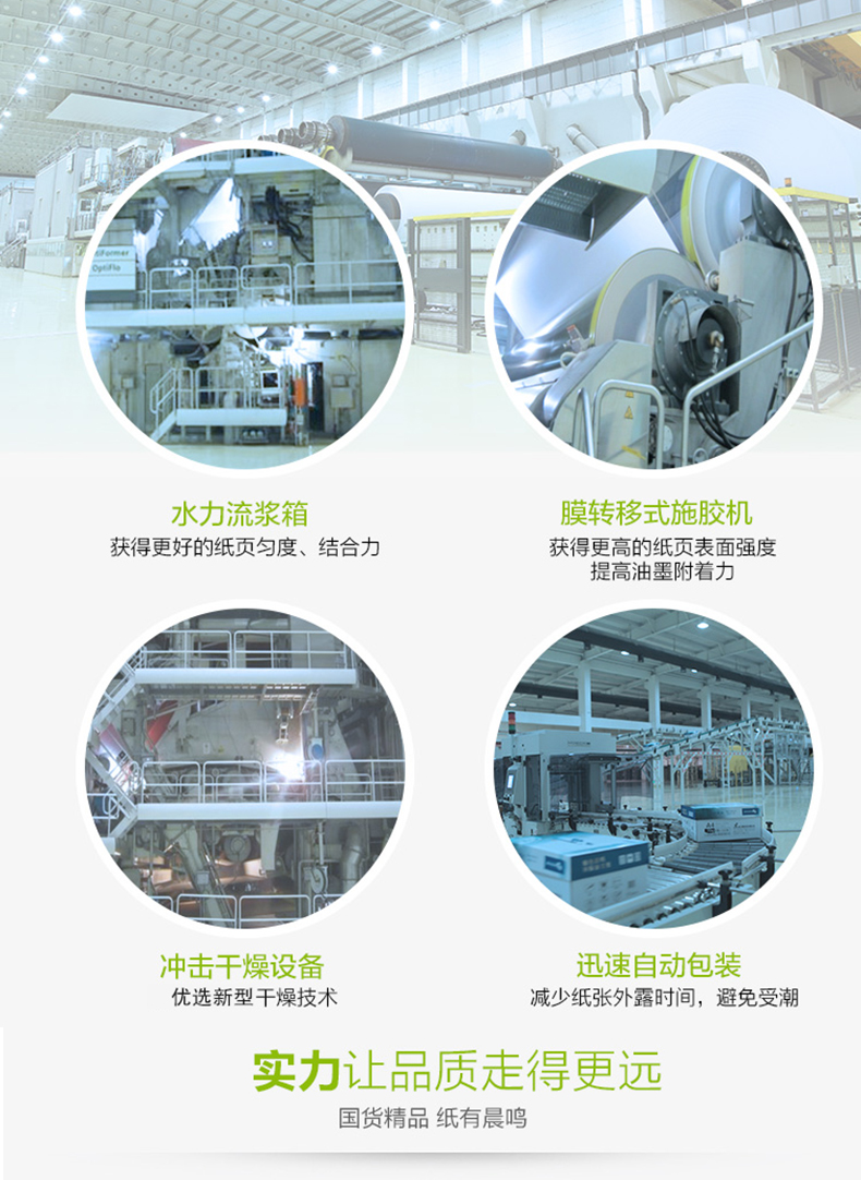 Chenming Jin Mingyang A4 sao chép giấy gỗ bột giấy 70g gói duy nhất 500 tờ giấy A3 in giấy trắng giấy văn phòng đầy đủ giấy a4 in văn phòng