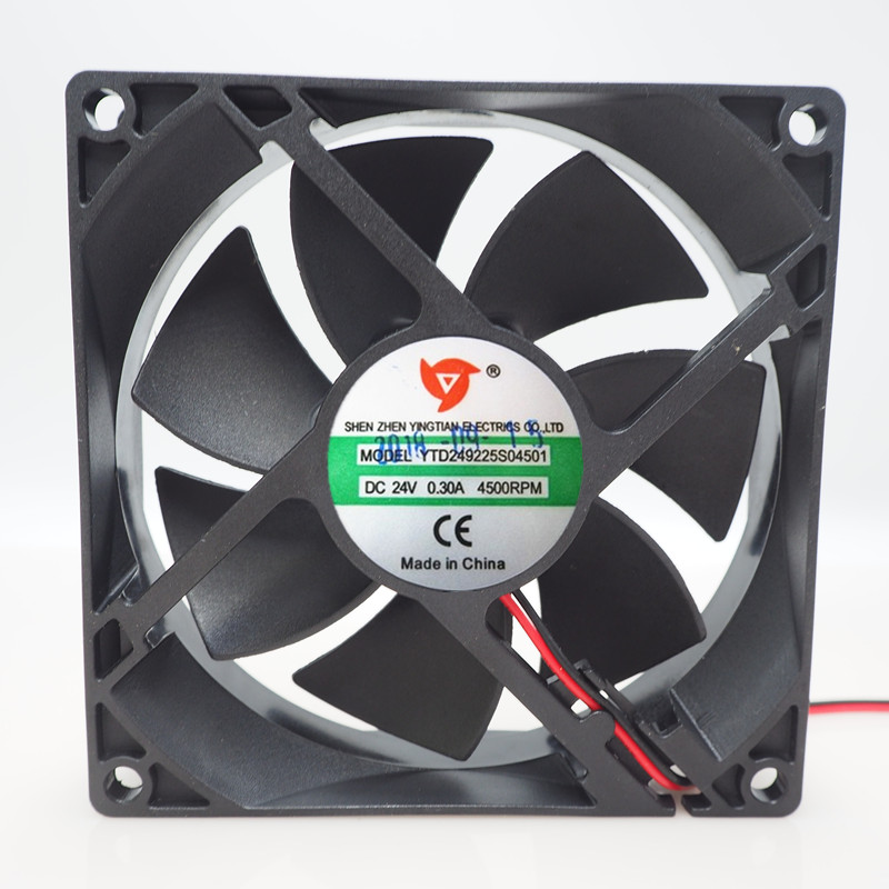 New YTD249225S04501 9CM 24V 0 30A 4500RPM main shell welding machine cooling fan