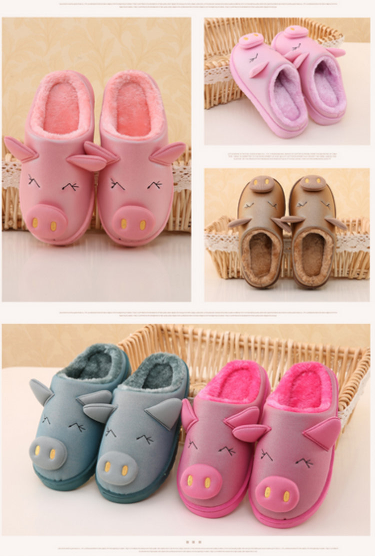 Pantoufles enfants en autre pour hiver - semelle caoutchouc naturel - Ref 1010649 Image 22