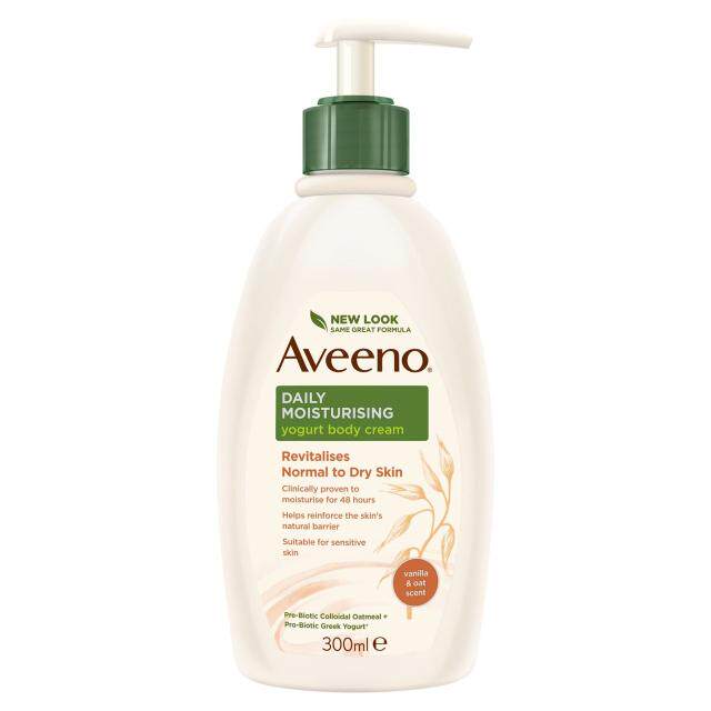 British purchase of AVEENO Avigno Vanilla oats 48 hours moisturizing and nourishing yoghurt Youg body milk 300ml 
