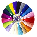 Подвеска, классические серьги, четки из круглых бусин с кисточками ручной работы, аксессуары