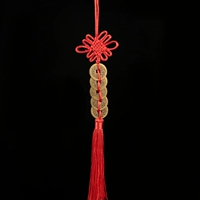 Пять Император Цянь 6 наборов китайского узла красные