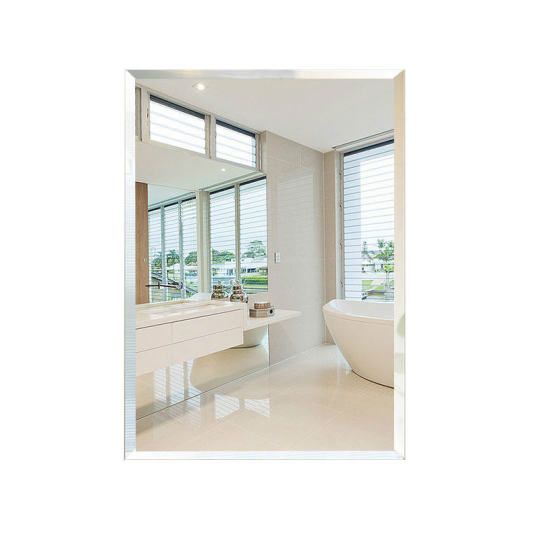 Custom-made bathroom mirror free punching glass mirror wash bathroom half body wall mirror bathroom mirror custom size