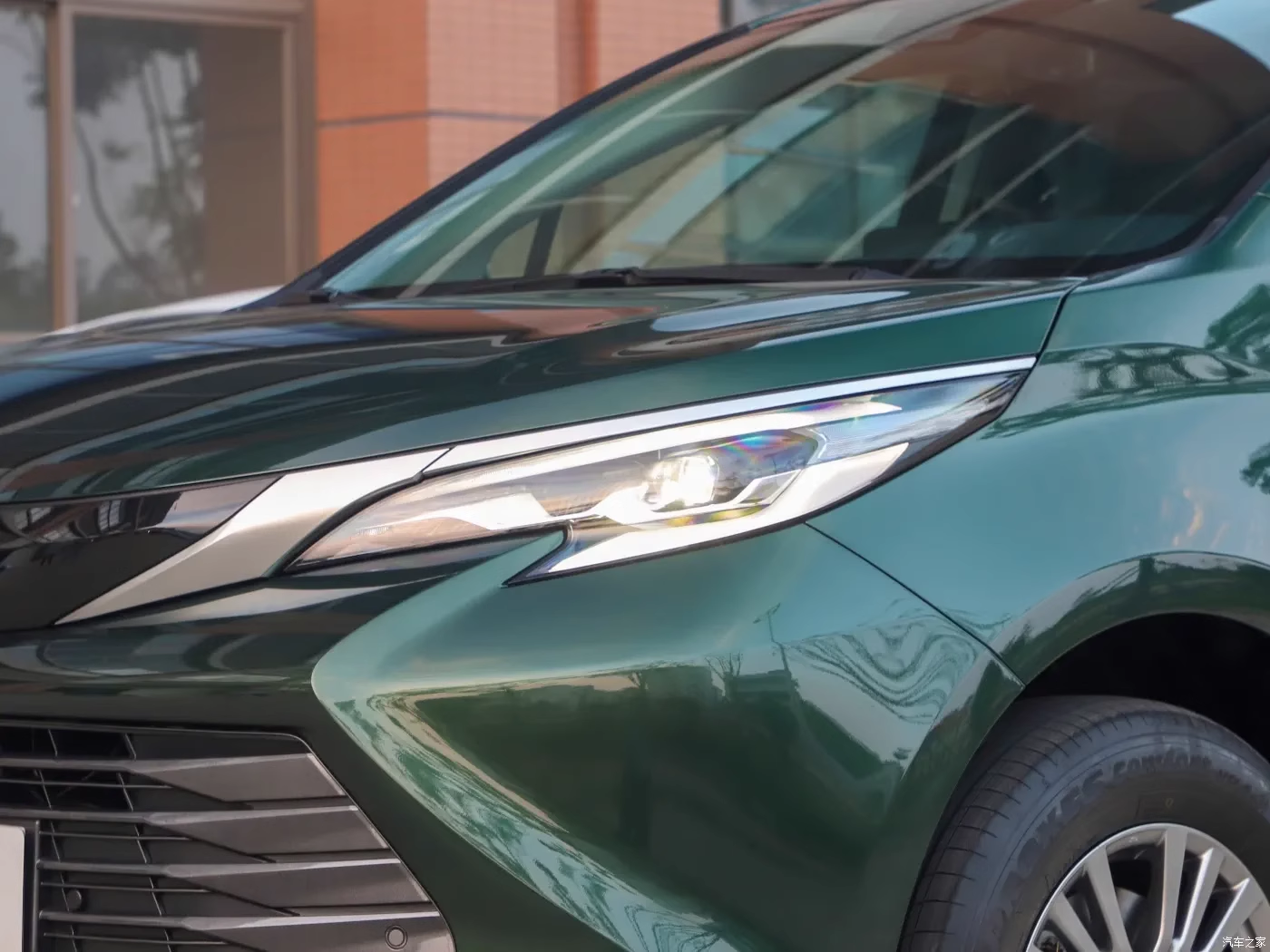 Подходящие крышка фары Toyota Sienna 21-23, прозрачная фара Grevia, защитная крышка фары, корпус фары, маска фары