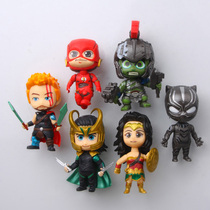 6 Q version cartoon character refrigerator stickers Spider-man Iron Man Avenger hero tiles will never fall off the magnetic