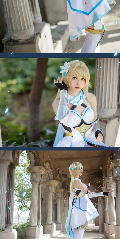 Genshin Impact Traveller cosplay trọn bộ Genshin Impact trò chơi cospaly nữ anime phù hợp bao gồm cả tóc giả bốt