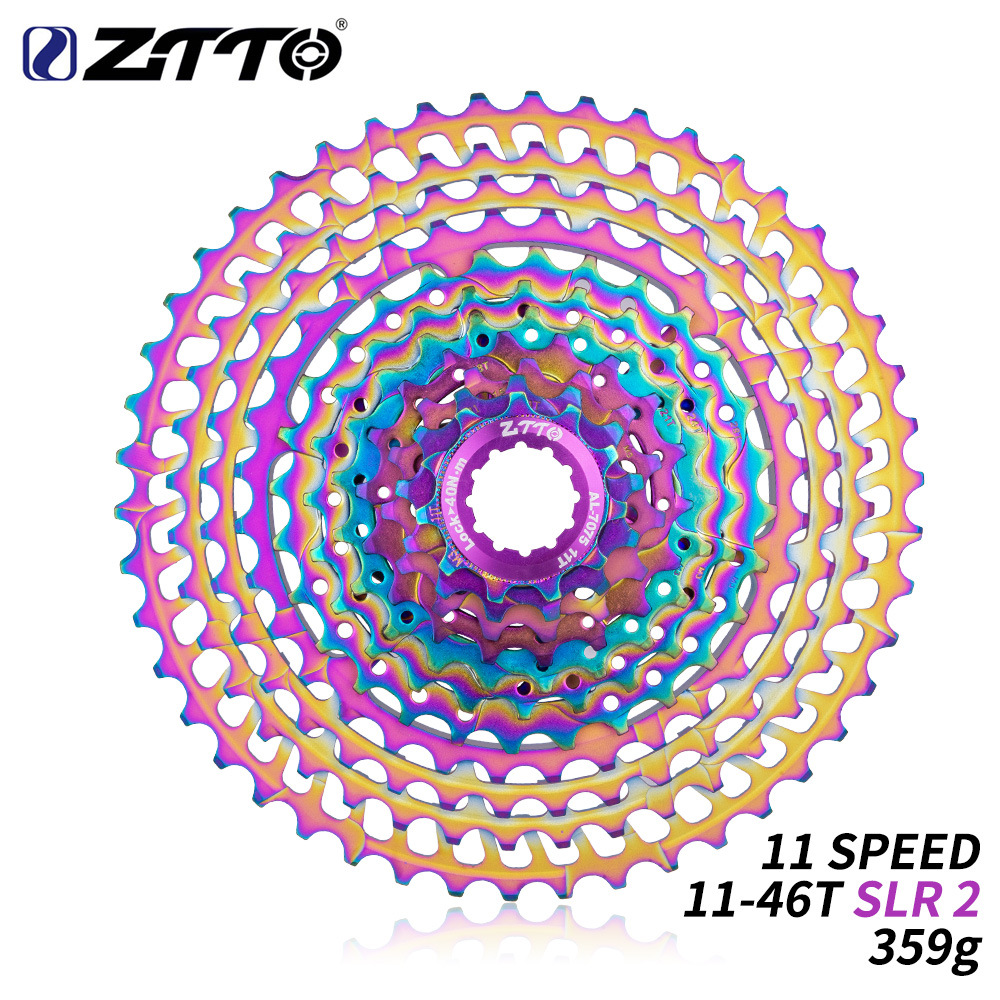 ZTTO Chasing 10 Speed 11 Speed Cycling Flywheel 11-46T Color Mountaineering Car CNC ultralight hollowed-out gear