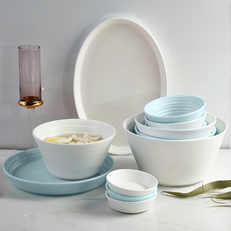 North house ceramics ceramic bowls Nordic household utensils to eat noodles in soup bowl of rice bowl dish dishes suit plate