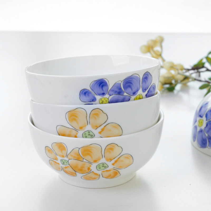 North house, ceramic tableware ceramics creative eat rice bowls bowl small bowl of soup bowl of household mercifully rainbow such use