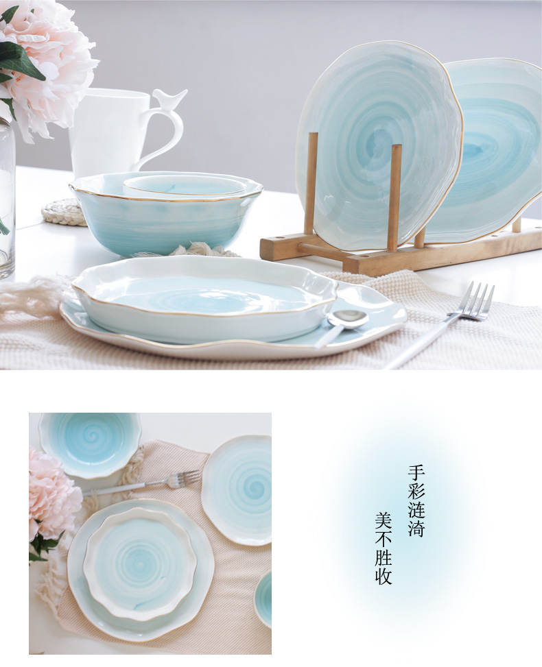 North house ceramics nebula Japanese ceramics tableware bowls plates free combination steak dish dish of rice bowls of soup bowl