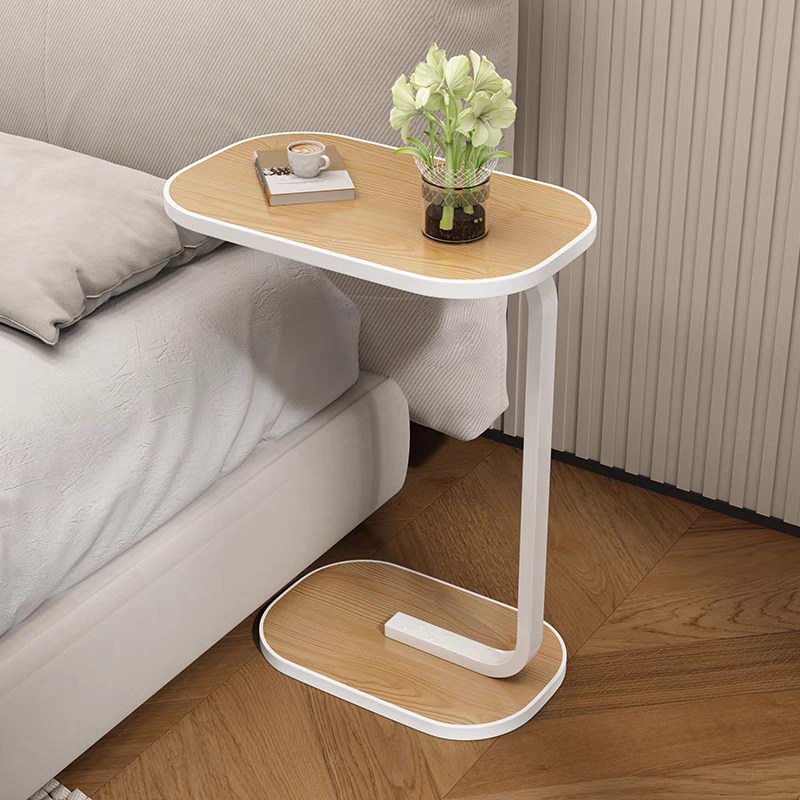Nordic minimalist style wrought iron bedside table modern minimalist mini bedside storage shelf bedroom simple small side table