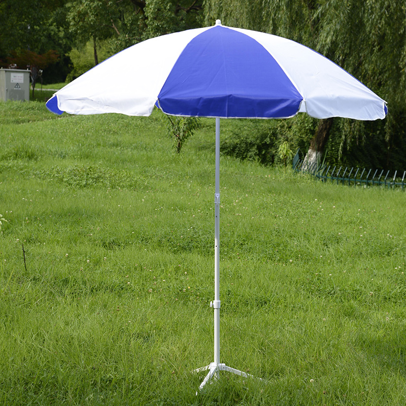 Blue-language outdoor beach umbrella Umbrella Advertising umbrella pendulum stall base 2 m folding umbral umbrellas