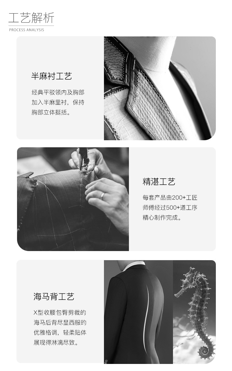 VICUTU/威可多 意大利进口面料 男纯羊毛西装外套 图4