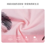 Пижама, хлопковый осенний лонгслив, тонкий комплект для отдыха для влюбленных