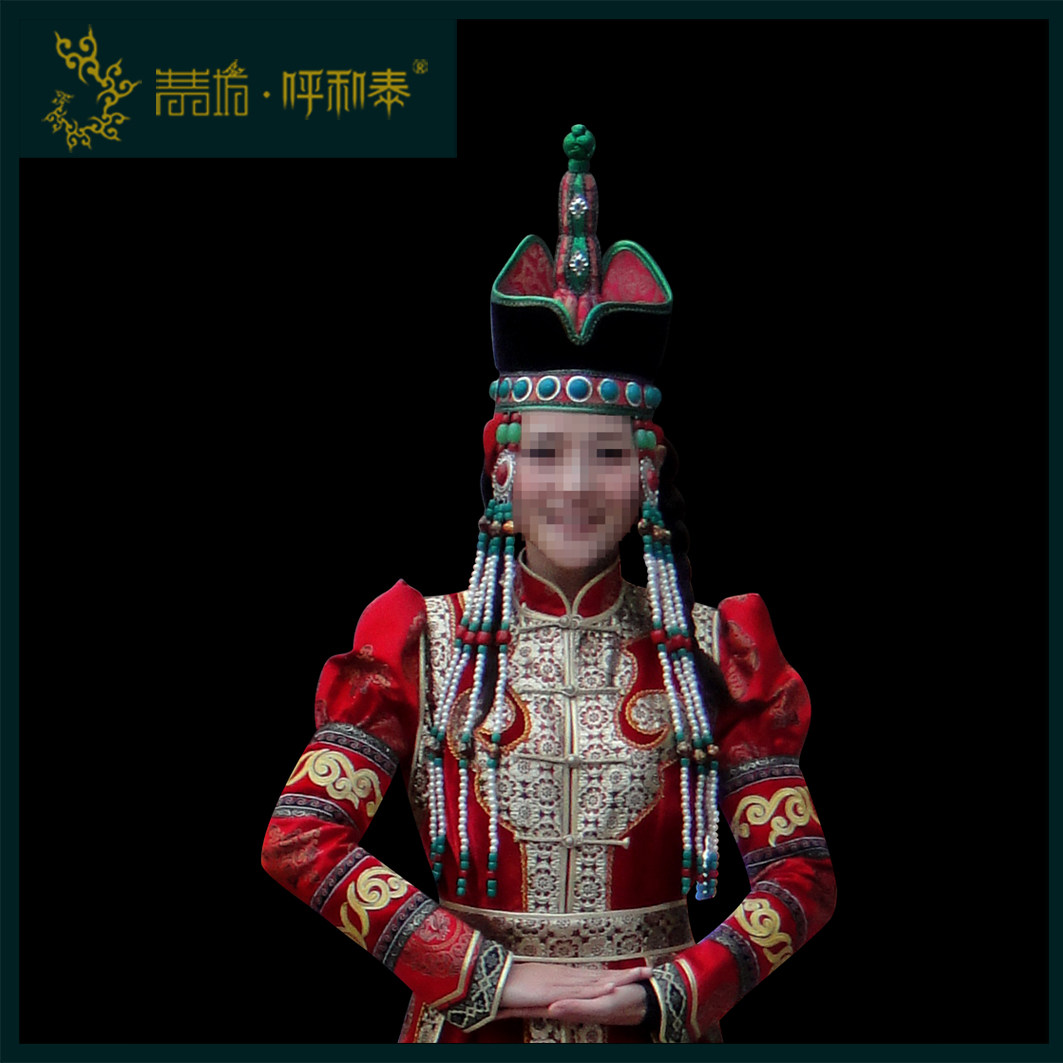 (Qingqing Workshop and Tai) Custom of Mongolian Hat Handcraft Original Design Nation