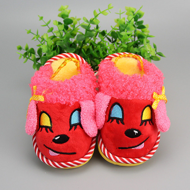 Pantoufles enfants en suède pour hiver - Ref 1020276 Image 17