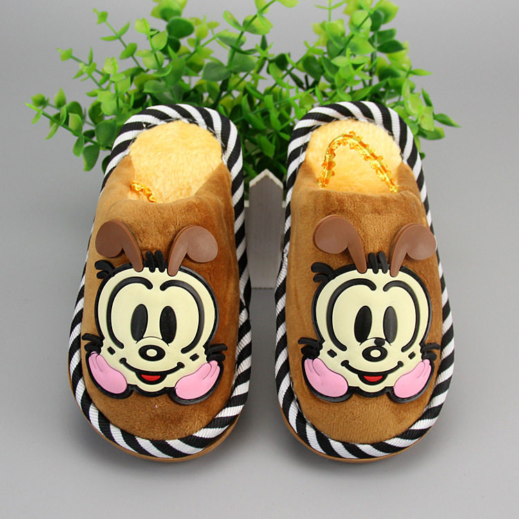 Pantoufles enfants en suède pour hiver - Ref 1020276 Image 47