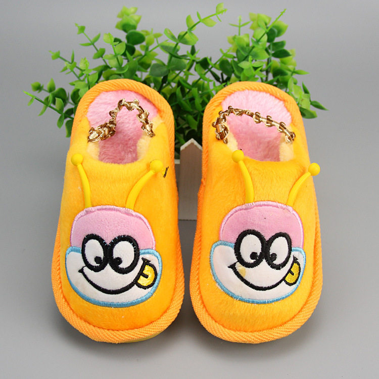 Pantoufles enfants en suède pour hiver - Ref 1020276 Image 21