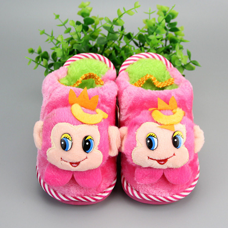 Pantoufles enfants en suède pour hiver - Ref 1020276 Image 10