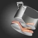 Германский крупный пароход сгущенный 304 Домохозяйство из нержавеющей стали 2 Трех слоисты