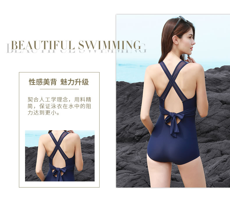 Bộ đồ bơi nữ Pula Shi 2019 mới thời trang Xiêm ôm bụng thon gọn gợi cảm khoe ngực nóng bỏng mùa xuân cùng bộ đồ tắm nữ - Bộ đồ bơi One Piece đồ bơi nữ một mảnh