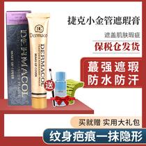 Dermacol Demacho Concealer Czech Small Gold Tube Covering Tattoo Acne Black Eye Cover Spot Foundation