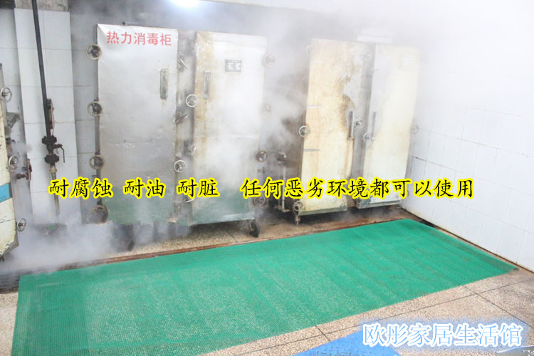 Nhựa nhà bếp phòng tắm phòng tắm vòi sen S-type thảm PVC rỗng không thấm nước thảm không trơn trượt thảm tấm thảm chùi chân vận chuyển - Thảm sàn xốp trải sàn vân gỗ