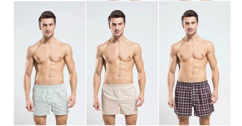 Quần nam rộng 衩 quần cotton nhà nam quần short lỏng arro quần thoáng khí khô trẻ trung boyshort quần lót nam sexy