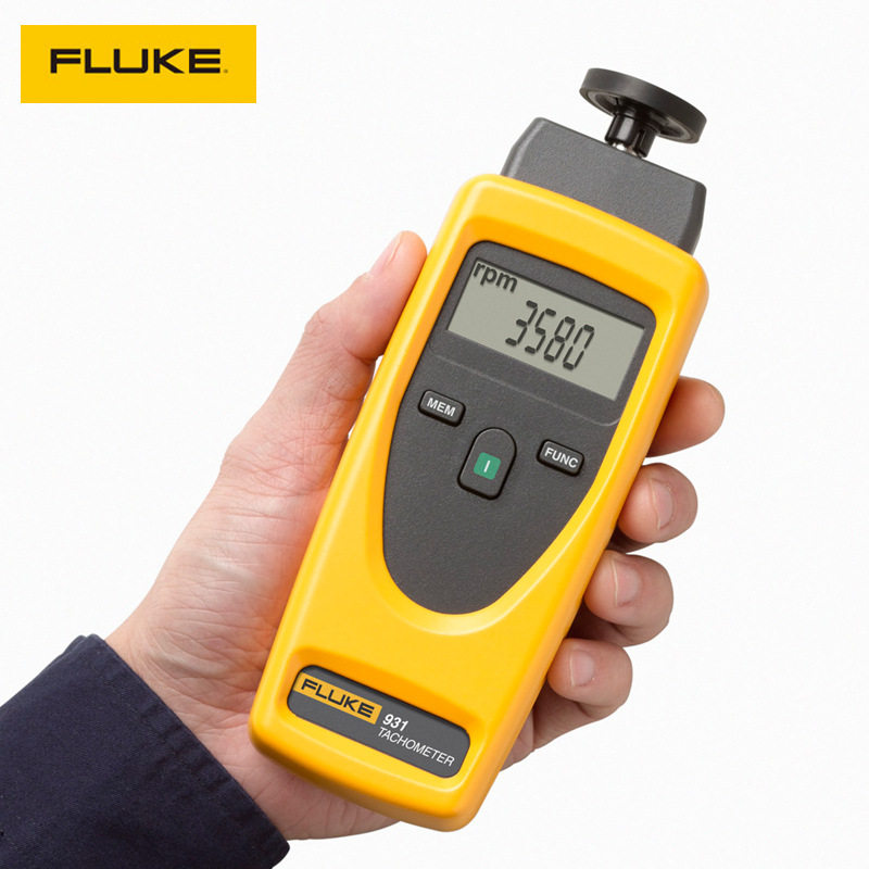 福禄克FLUKE930/F931手持式测速仪数字转速表光学测量数显转速计