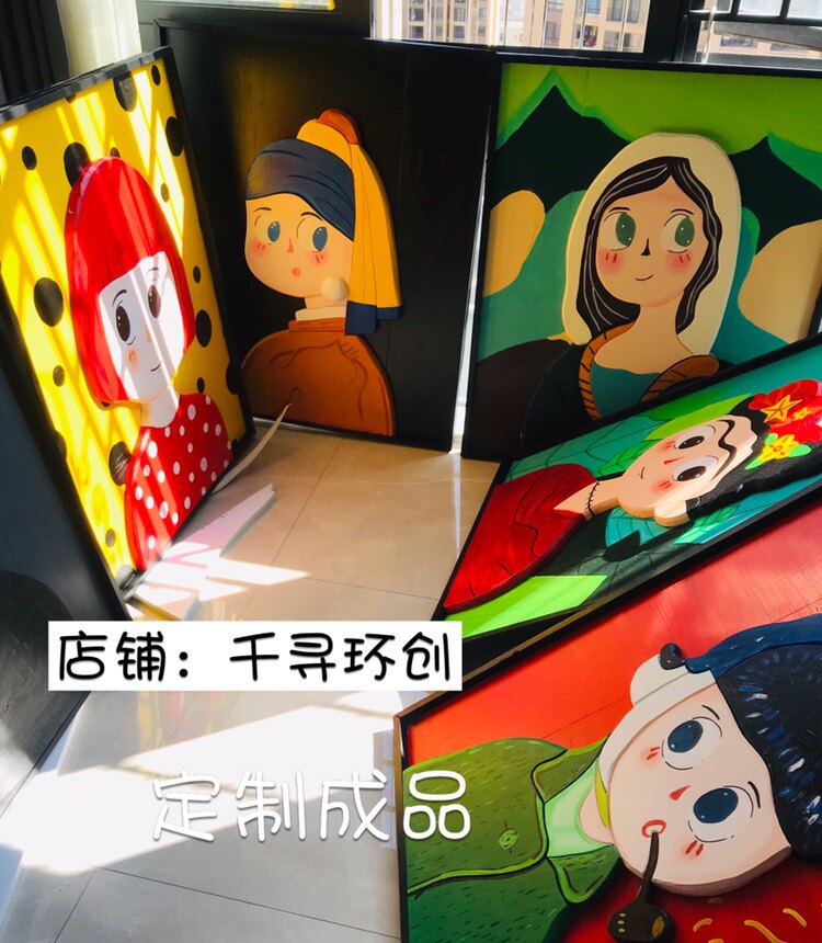 Chenghuan Ring Creation ) Extrusion plate famous painter series painter series finished artistic production