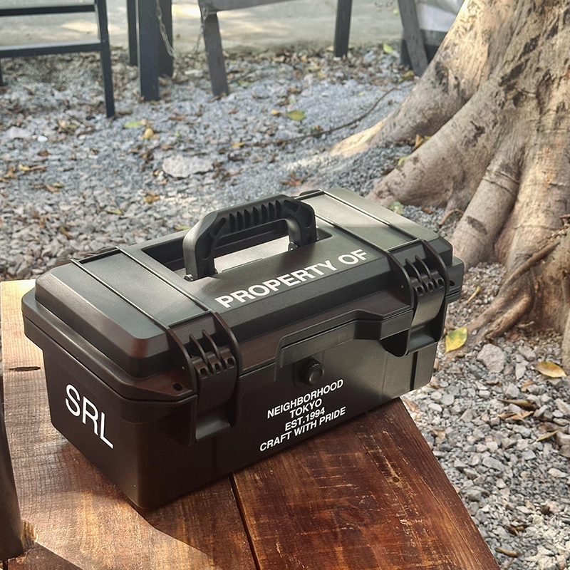 Trendy Brand Srl Outdoor Camping Tactical Portable Tool Box Double-Layer Hardware Organizer Car Rear Storage Box