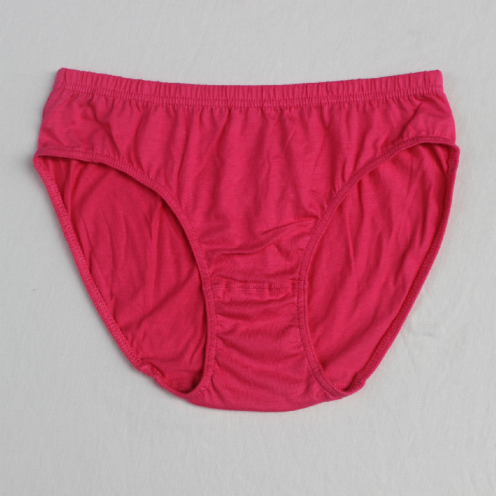 Đồ lót cotton nữ Quần lót nữ màu gợi cảm Quần lót nữ eo giữa bằng vải cotton tam giác đáy quần chất béo quần lót lưng cao