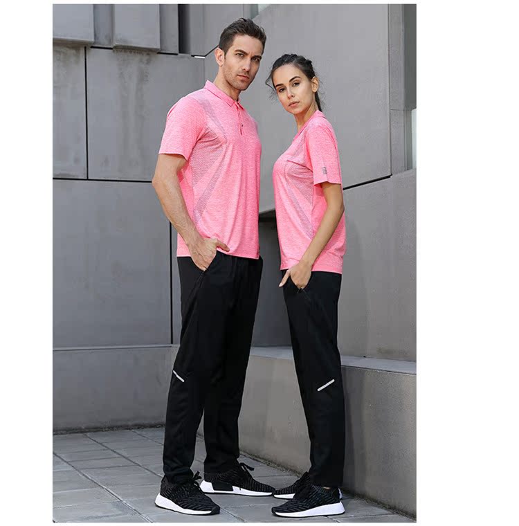 Áo thể thao POLO nam và nữ vài chiếc áo thun nhanh khô tay áo ngắn co giãn thoáng khí chạy bộ quần áo thể dục tùy chỉnh - Áo polo thể thao áo polo nam gucci
