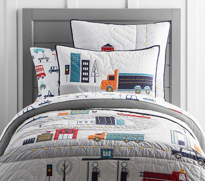 Cartoon children's cotton summer cool quilt appliqué embroidery hand-quilted air-conditioning quilt car kit OUR CITY boy