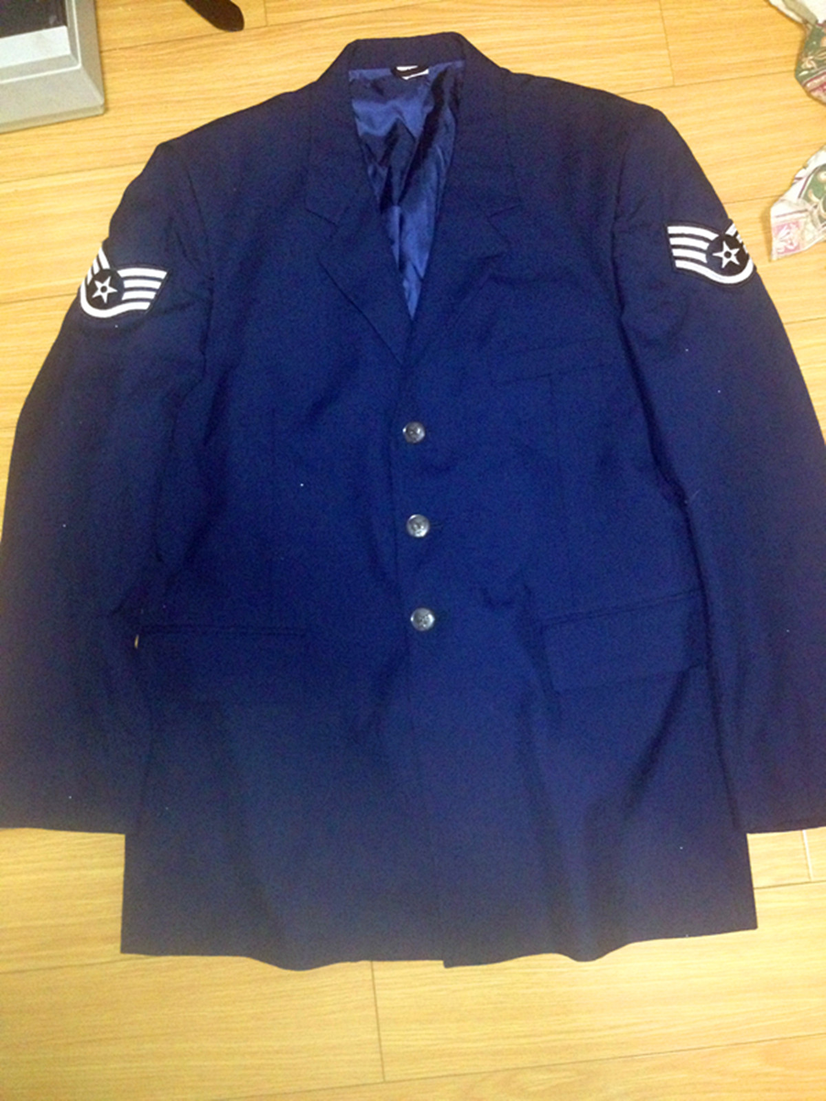 USAF US airjun sergeant's regular coat 44L39L39R38R now yi version