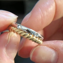 4 4 (Villa Grandma) Gold Diamond Ring 6 75g