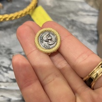 5 4 silver antique coin earrings